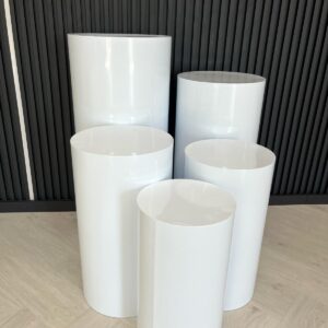 Set of 5 cake and treat pedestals